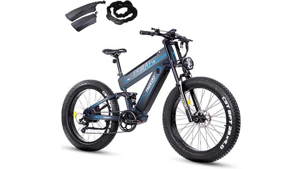 FREESKY Electric Bike - Fastest Mountain Electric Bike Under 3000$ For Adults