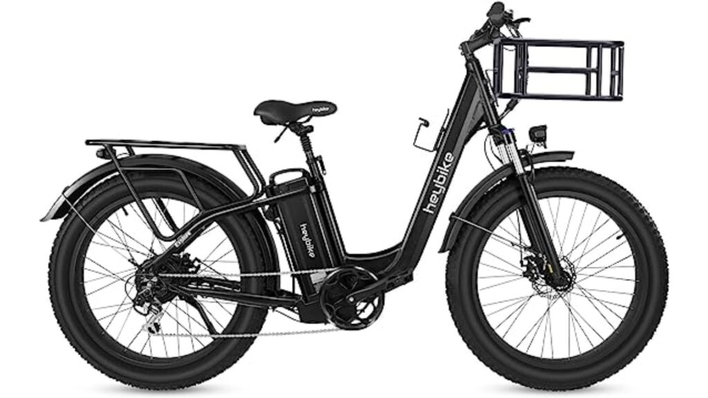 Heybike Explore - Best Ebike for Hunting with rack 125lbs capacity & best for heavy riders 