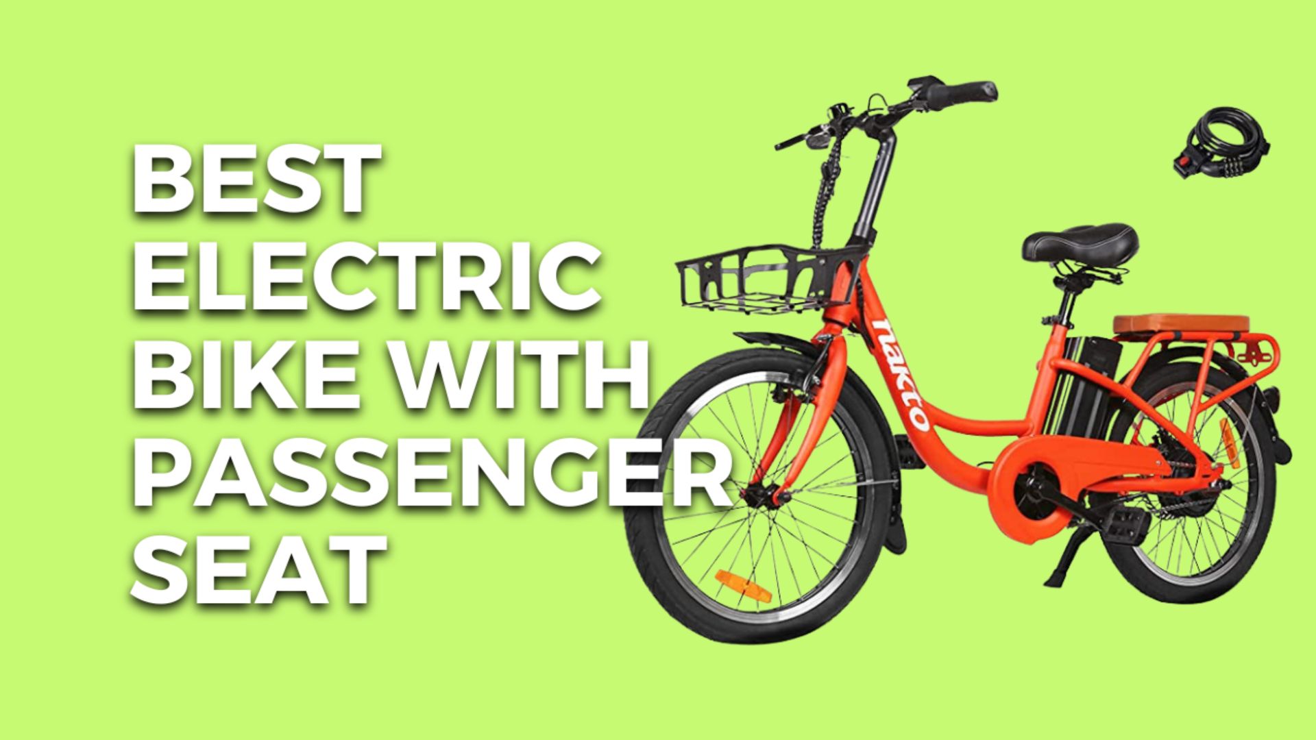 10 Best Electric bike with passenger seat 2023 (Top Picks)