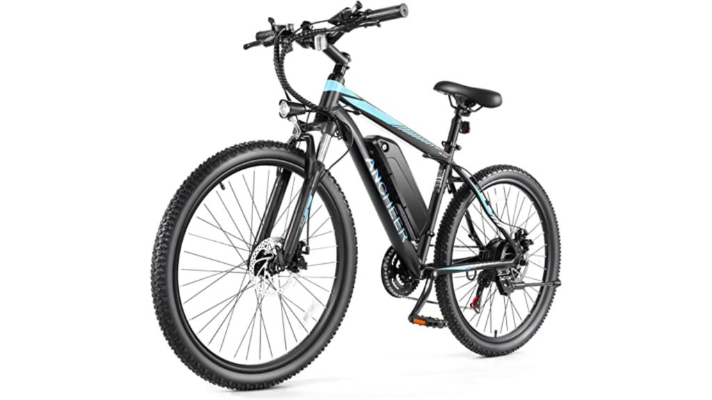 ANCHEER Electric - Best Sports Mountain Ebike for tall riders under 500$