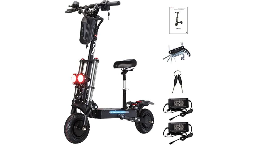 M YUME Scooter Y10 Adult Electric Scooter - Overall Best Fastest 40 mph electric scooter 1200$ (Top Rated)
