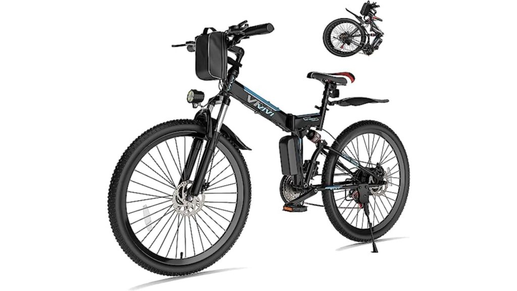  Vivi Electric Bike - Best Full Size Folding Electric Bike For Tall Riders 