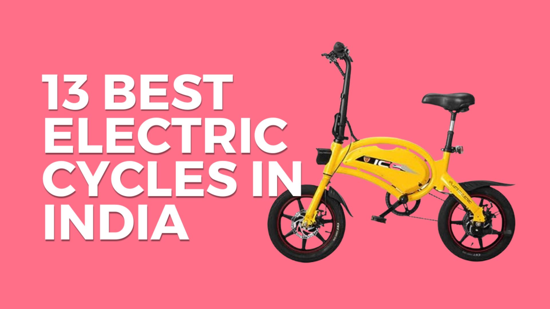 13 Best Electric Cycles in India